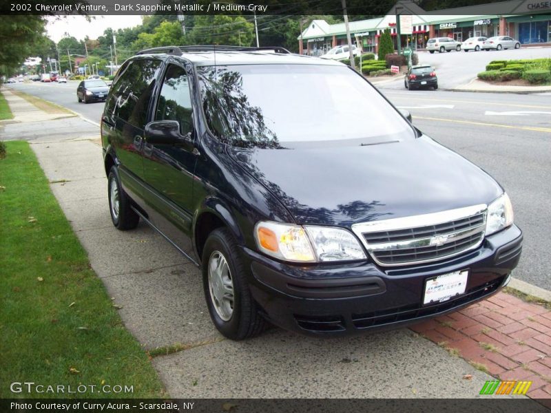 Dark Sapphire Metallic / Medium Gray 2002 Chevrolet Venture