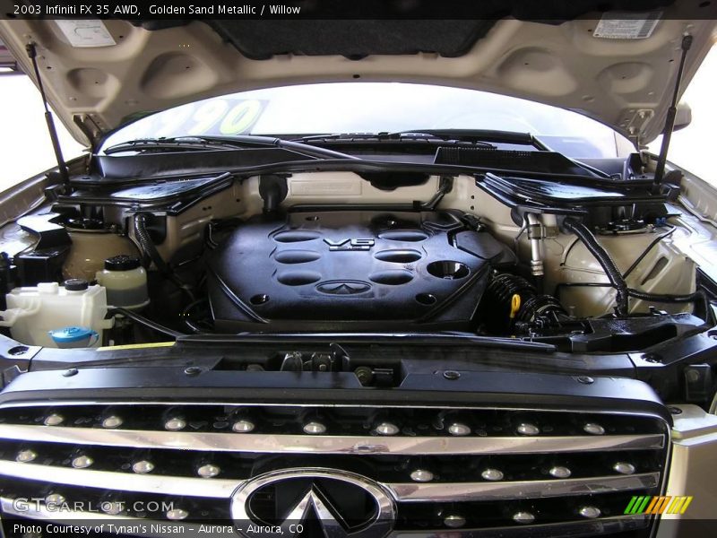 Golden Sand Metallic / Willow 2003 Infiniti FX 35 AWD