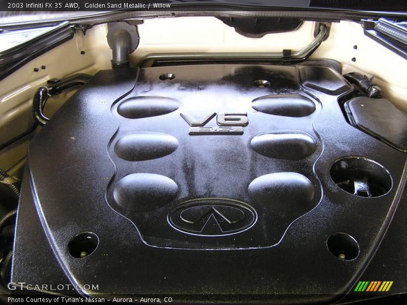Golden Sand Metallic / Willow 2003 Infiniti FX 35 AWD