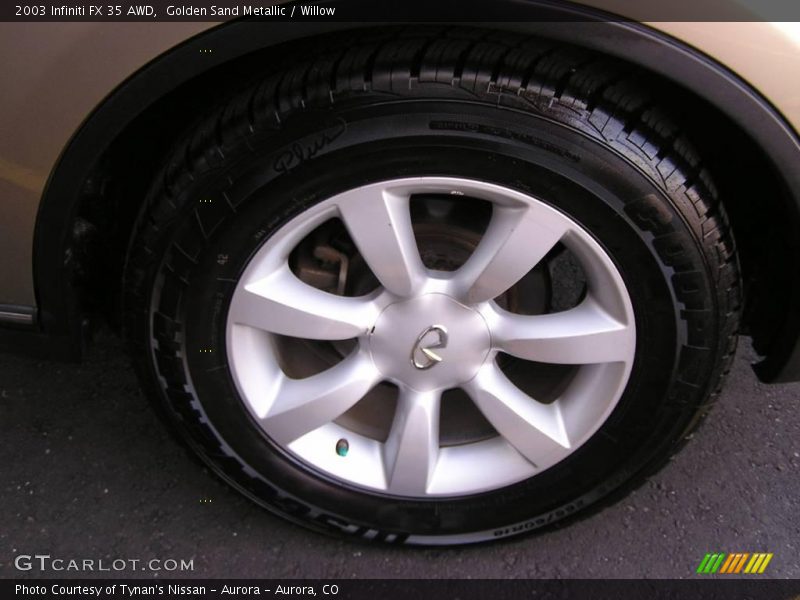 Golden Sand Metallic / Willow 2003 Infiniti FX 35 AWD