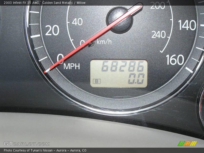 Golden Sand Metallic / Willow 2003 Infiniti FX 35 AWD