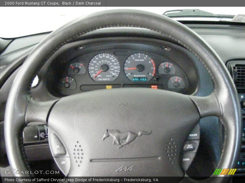 Black / Dark Charcoal 2000 Ford Mustang GT Coupe