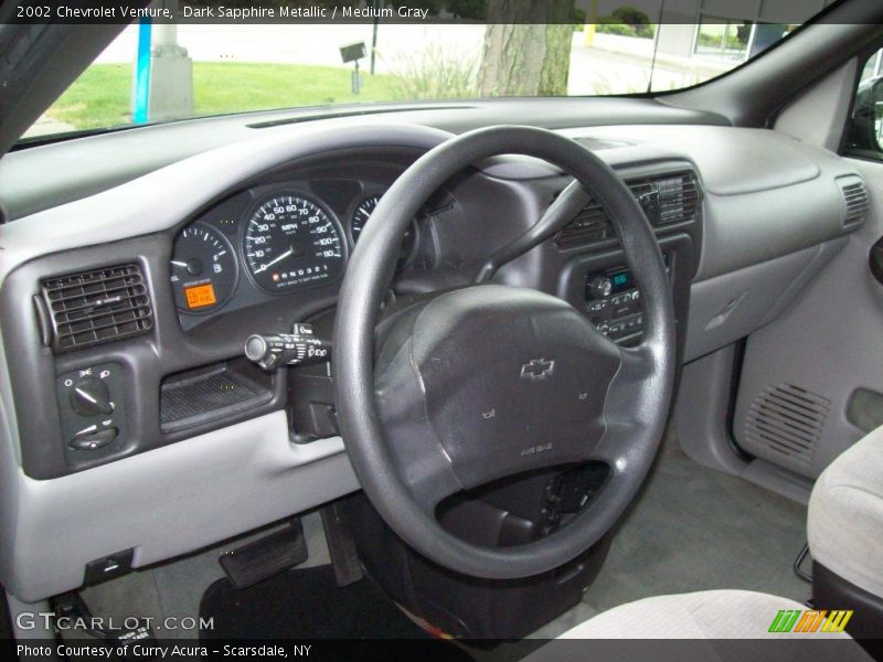 Dark Sapphire Metallic / Medium Gray 2002 Chevrolet Venture