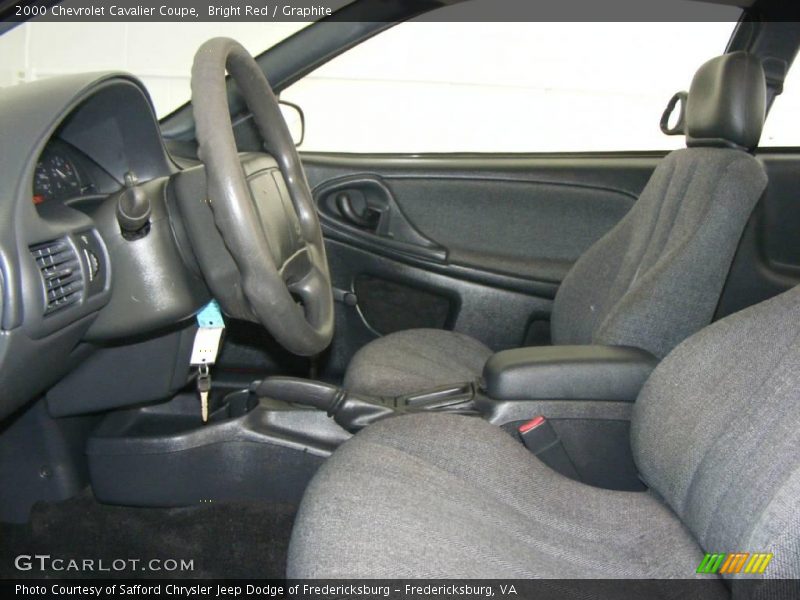 Bright Red / Graphite 2000 Chevrolet Cavalier Coupe
