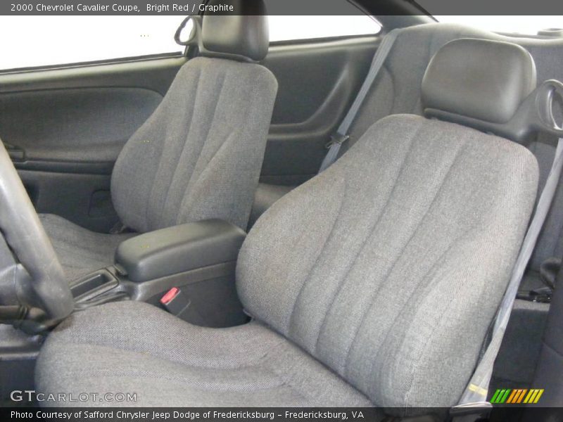 Bright Red / Graphite 2000 Chevrolet Cavalier Coupe