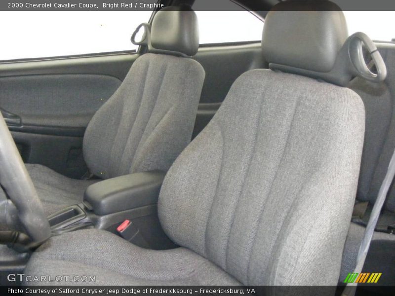 Bright Red / Graphite 2000 Chevrolet Cavalier Coupe