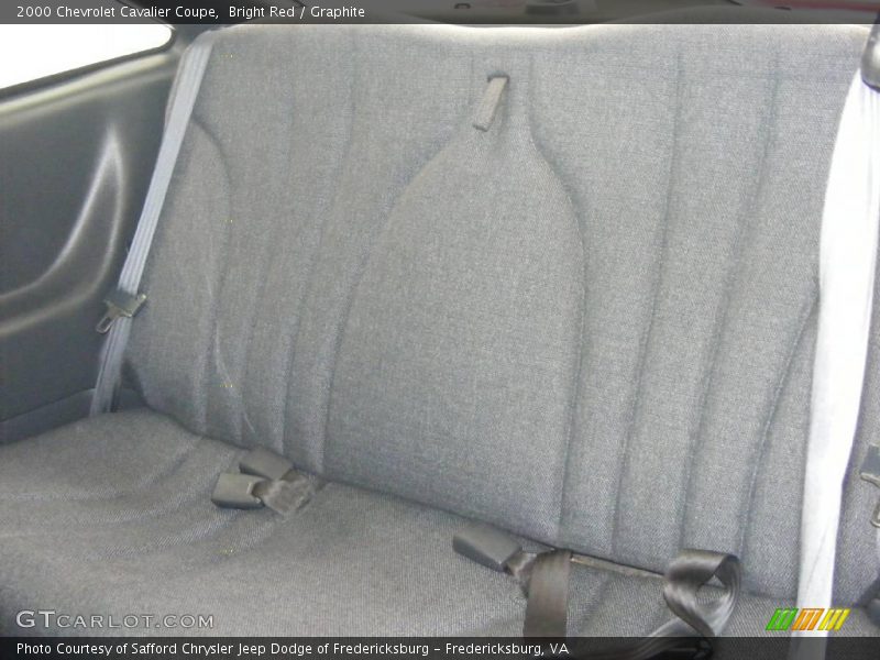 Bright Red / Graphite 2000 Chevrolet Cavalier Coupe