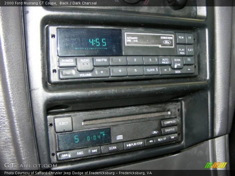 Black / Dark Charcoal 2000 Ford Mustang GT Coupe