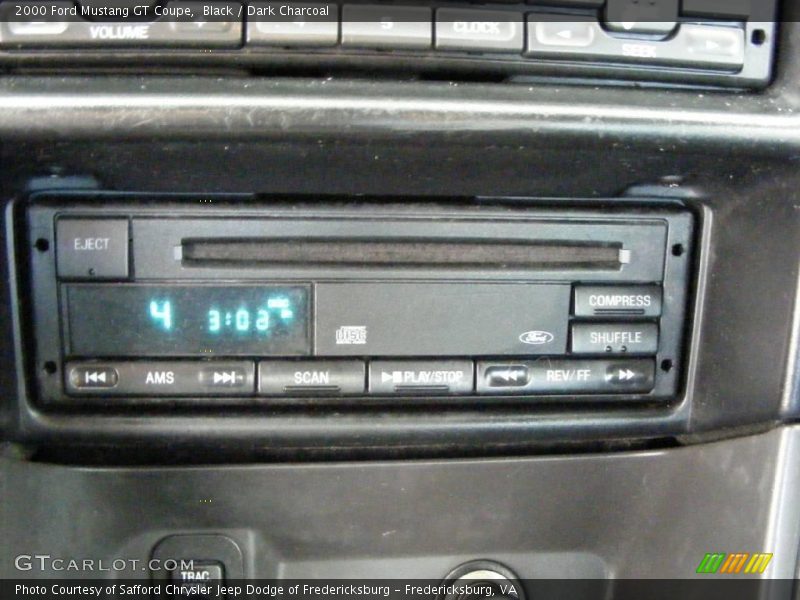 Black / Dark Charcoal 2000 Ford Mustang GT Coupe