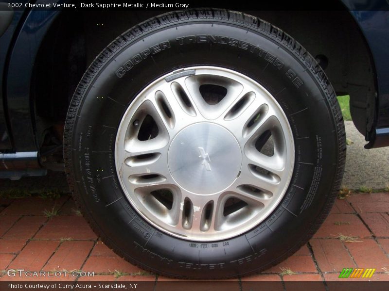 Dark Sapphire Metallic / Medium Gray 2002 Chevrolet Venture