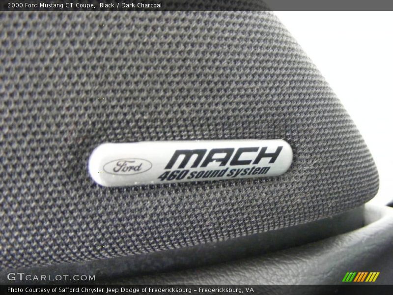 Black / Dark Charcoal 2000 Ford Mustang GT Coupe