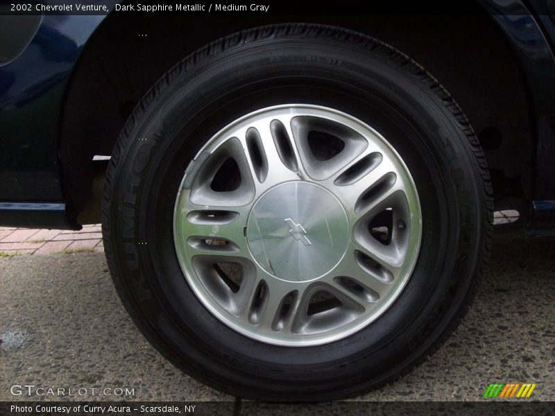 Dark Sapphire Metallic / Medium Gray 2002 Chevrolet Venture