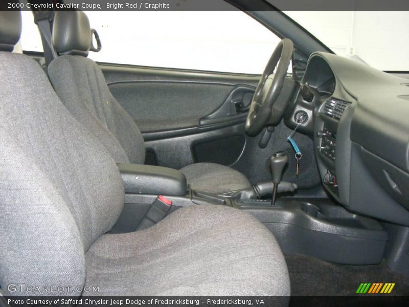 Bright Red / Graphite 2000 Chevrolet Cavalier Coupe