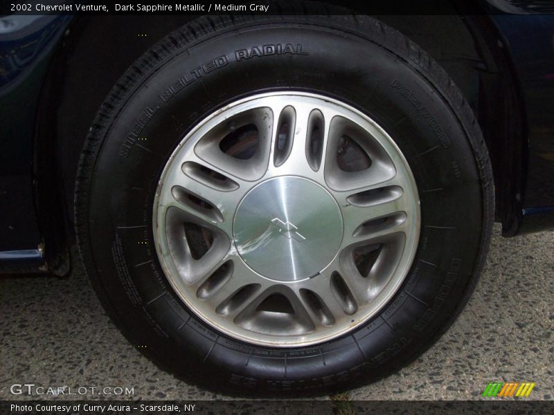 Dark Sapphire Metallic / Medium Gray 2002 Chevrolet Venture