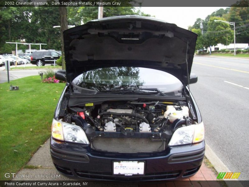 Dark Sapphire Metallic / Medium Gray 2002 Chevrolet Venture