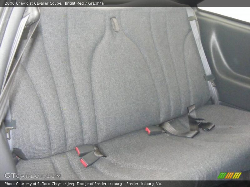 Bright Red / Graphite 2000 Chevrolet Cavalier Coupe