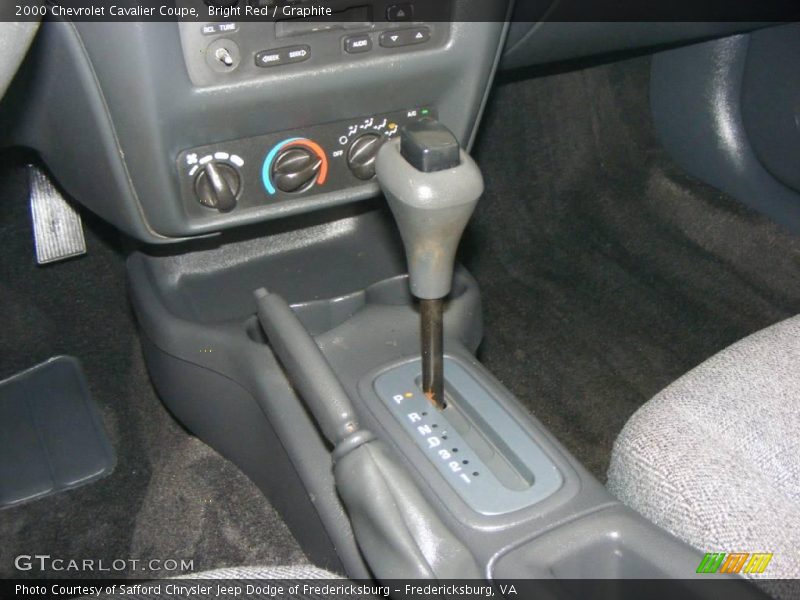 Bright Red / Graphite 2000 Chevrolet Cavalier Coupe