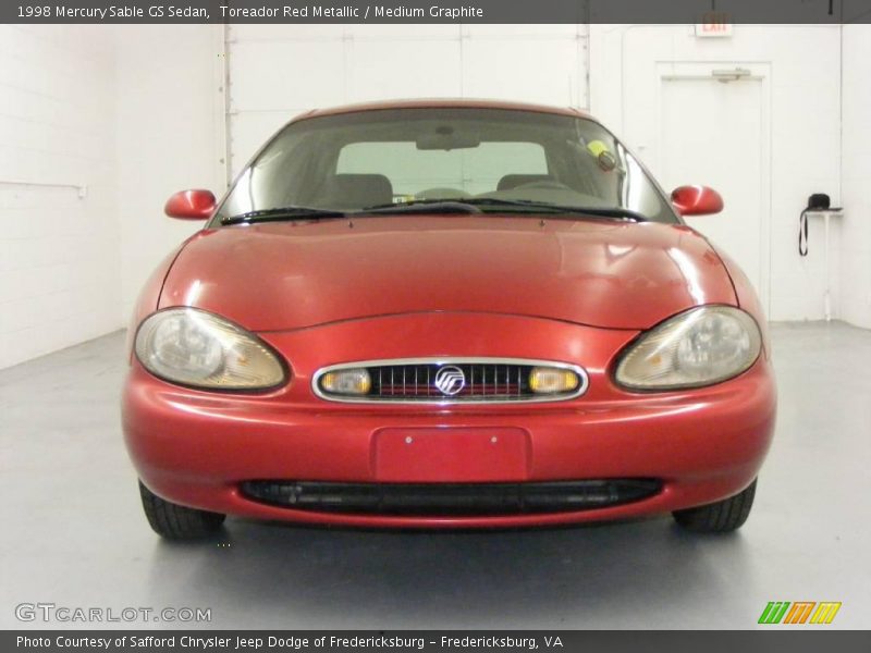 Toreador Red Metallic / Medium Graphite 1998 Mercury Sable GS Sedan