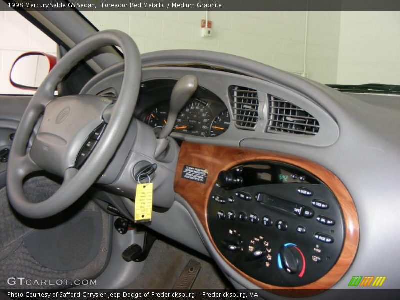 Toreador Red Metallic / Medium Graphite 1998 Mercury Sable GS Sedan
