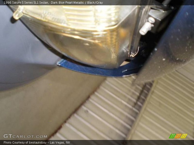 Dark Blue Pearl Metallic / Black/Gray 1998 Saturn S Series SL1 Sedan