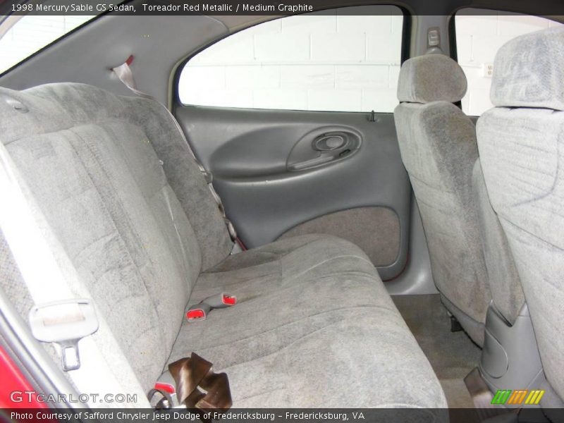 Toreador Red Metallic / Medium Graphite 1998 Mercury Sable GS Sedan
