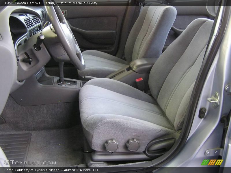 Platinum Metallic / Gray 1996 Toyota Camry LE Sedan
