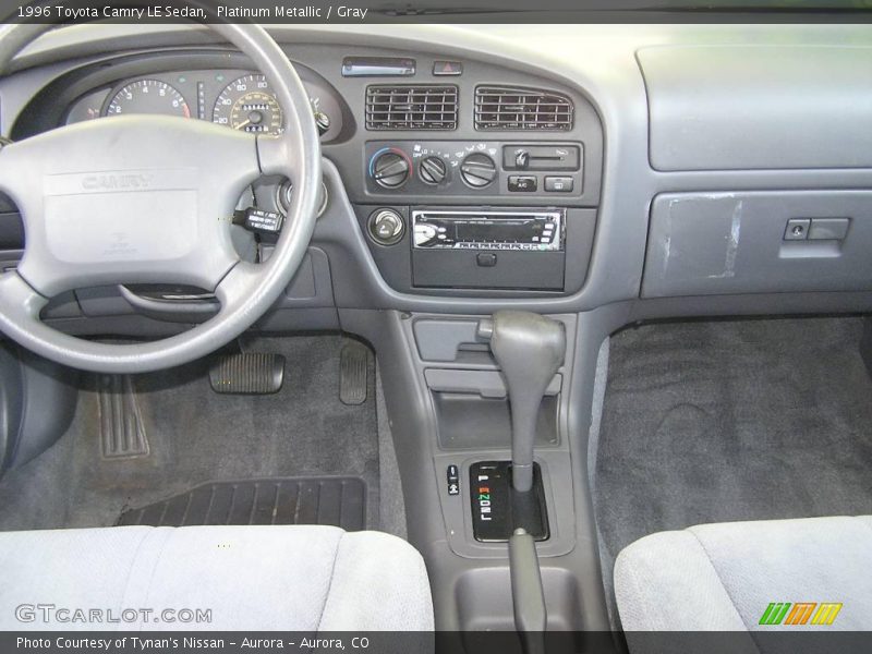 Platinum Metallic / Gray 1996 Toyota Camry LE Sedan