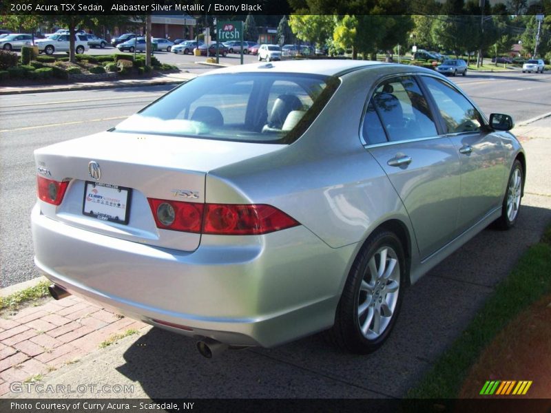 Alabaster Silver Metallic / Ebony Black 2006 Acura TSX Sedan