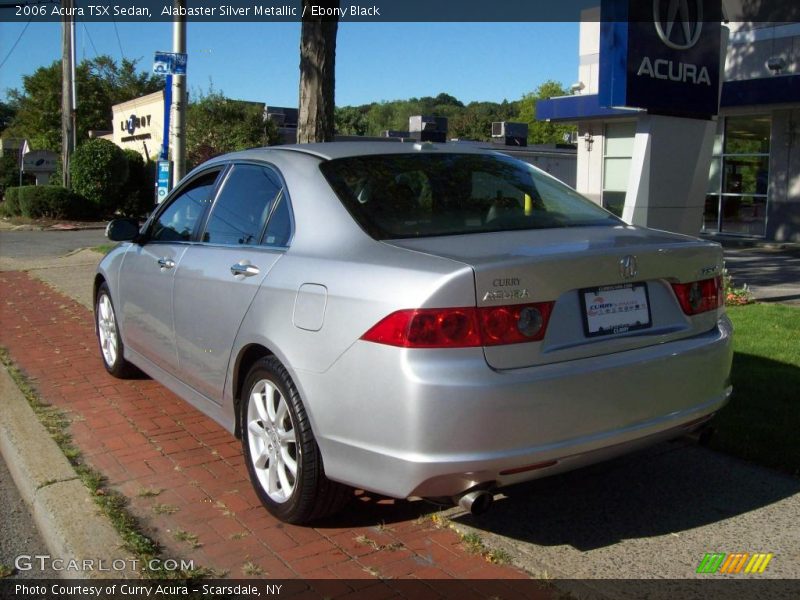 Alabaster Silver Metallic / Ebony Black 2006 Acura TSX Sedan