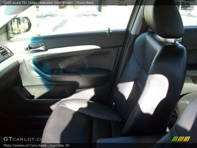 Alabaster Silver Metallic / Ebony Black 2006 Acura TSX Sedan