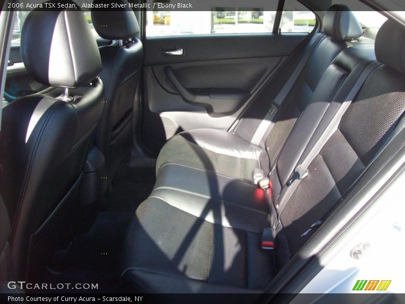 Alabaster Silver Metallic / Ebony Black 2006 Acura TSX Sedan