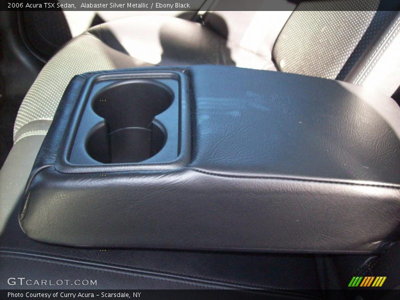 Alabaster Silver Metallic / Ebony Black 2006 Acura TSX Sedan