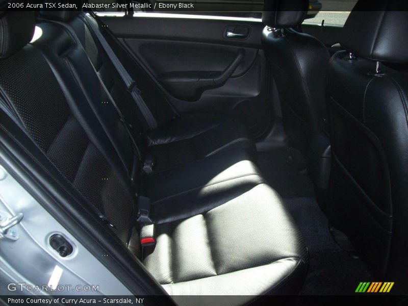 Alabaster Silver Metallic / Ebony Black 2006 Acura TSX Sedan