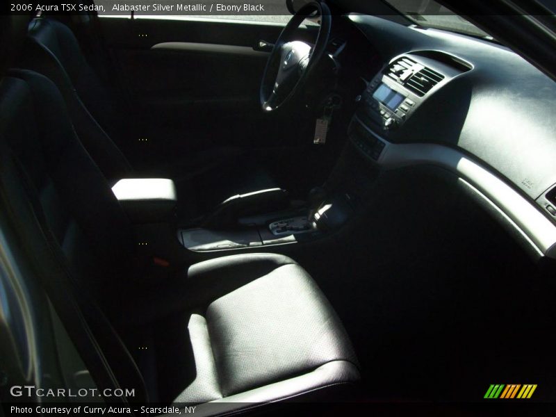 Alabaster Silver Metallic / Ebony Black 2006 Acura TSX Sedan
