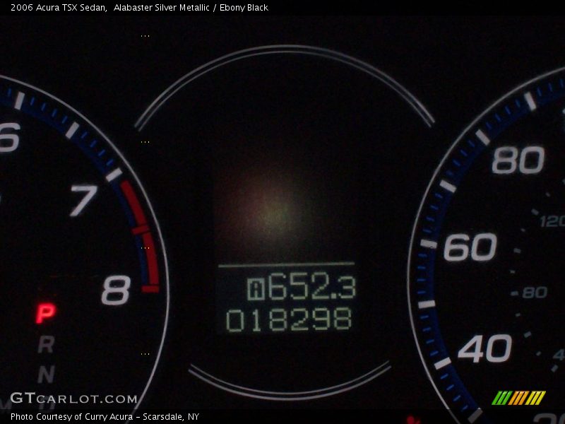 Alabaster Silver Metallic / Ebony Black 2006 Acura TSX Sedan