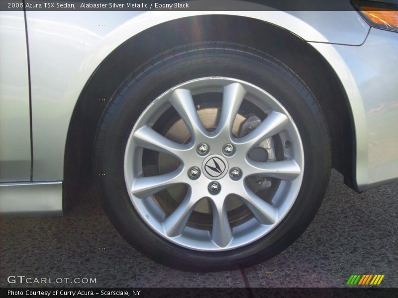 Alabaster Silver Metallic / Ebony Black 2006 Acura TSX Sedan