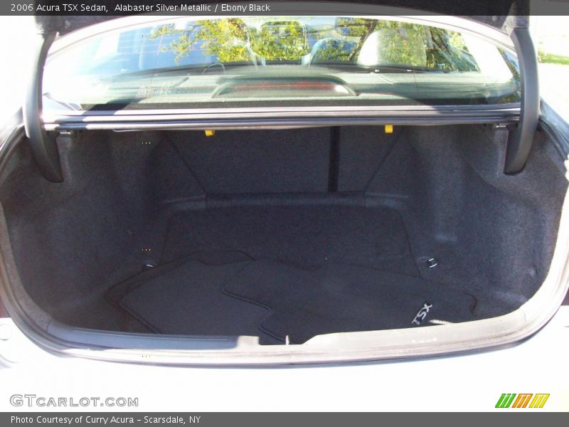 Alabaster Silver Metallic / Ebony Black 2006 Acura TSX Sedan