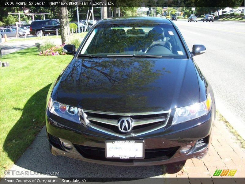 Nighthawk Black Pearl / Ebony Black 2006 Acura TSX Sedan