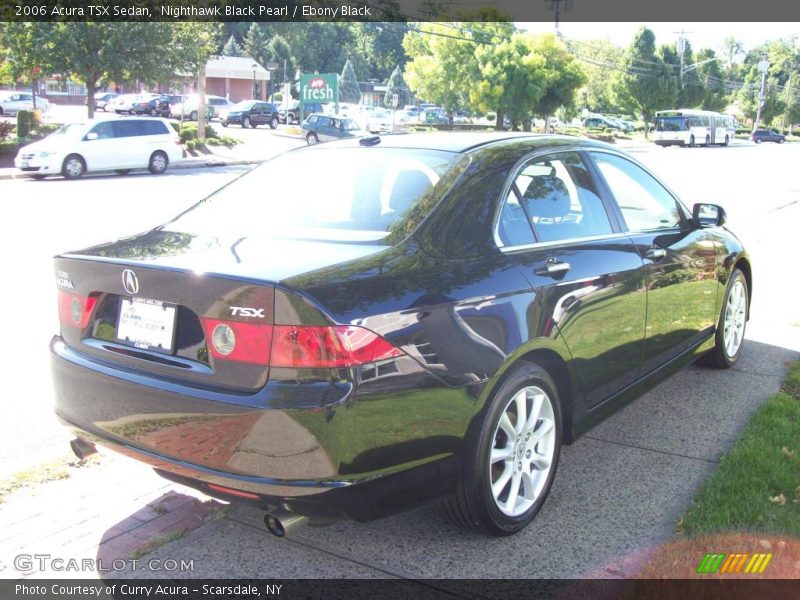 Nighthawk Black Pearl / Ebony Black 2006 Acura TSX Sedan
