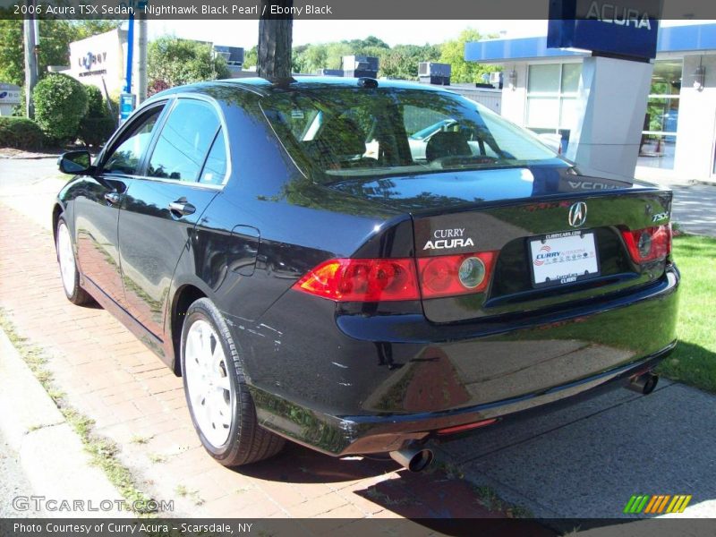 Nighthawk Black Pearl / Ebony Black 2006 Acura TSX Sedan