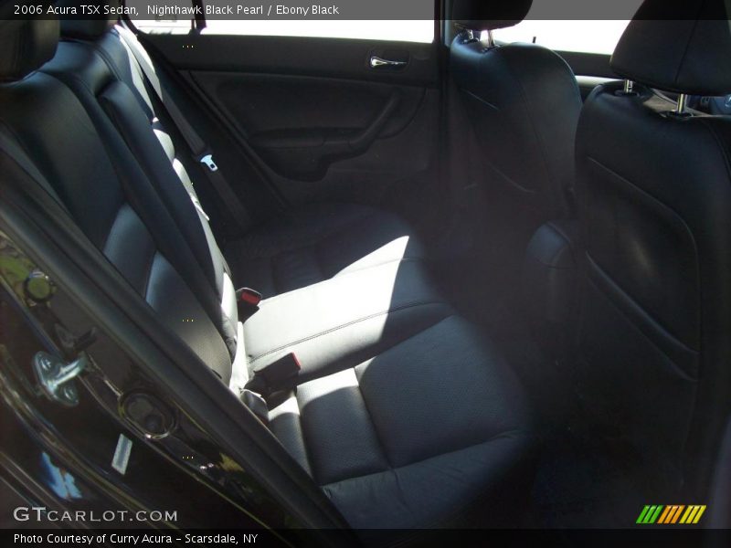 Nighthawk Black Pearl / Ebony Black 2006 Acura TSX Sedan