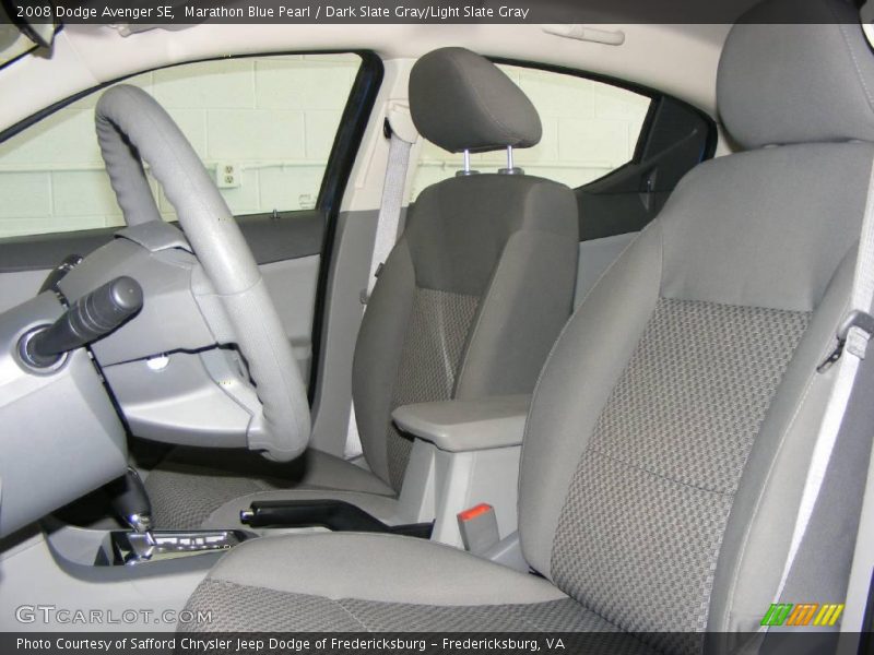 Marathon Blue Pearl / Dark Slate Gray/Light Slate Gray 2008 Dodge Avenger SE