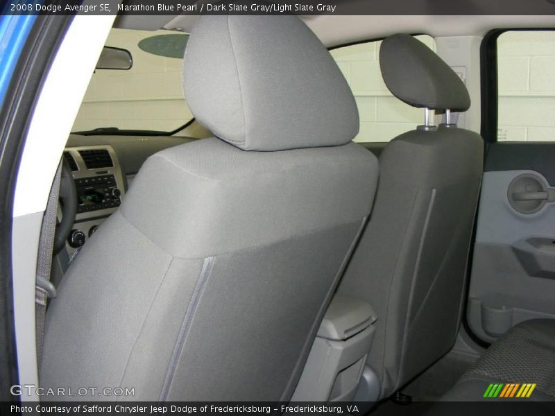 Marathon Blue Pearl / Dark Slate Gray/Light Slate Gray 2008 Dodge Avenger SE
