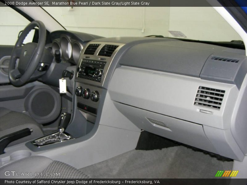 Marathon Blue Pearl / Dark Slate Gray/Light Slate Gray 2008 Dodge Avenger SE