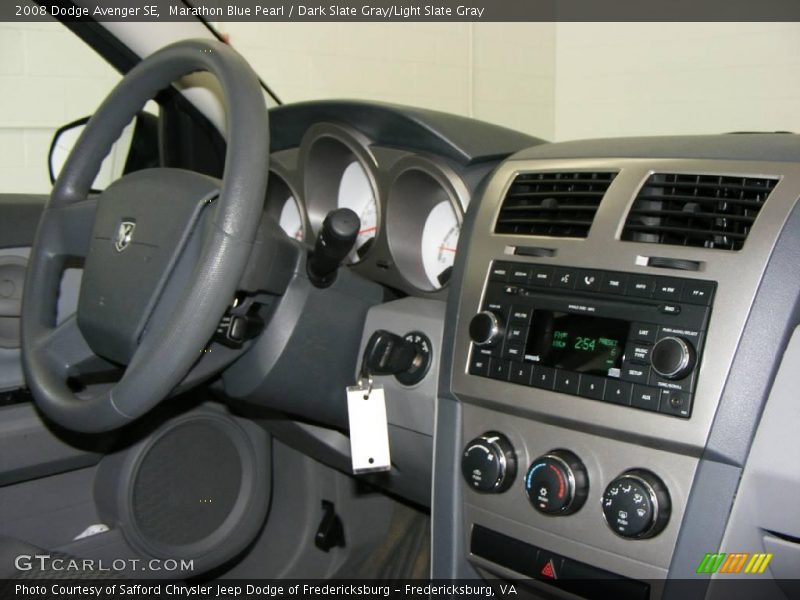 Marathon Blue Pearl / Dark Slate Gray/Light Slate Gray 2008 Dodge Avenger SE