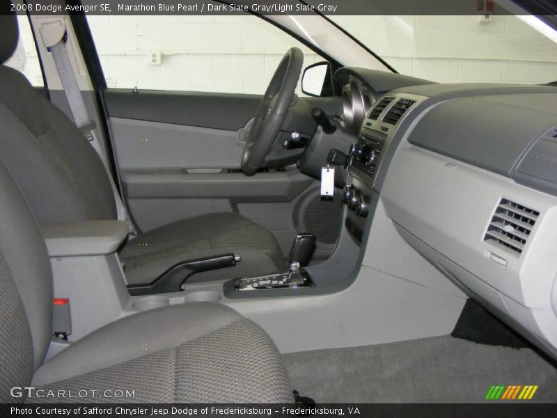 Marathon Blue Pearl / Dark Slate Gray/Light Slate Gray 2008 Dodge Avenger SE