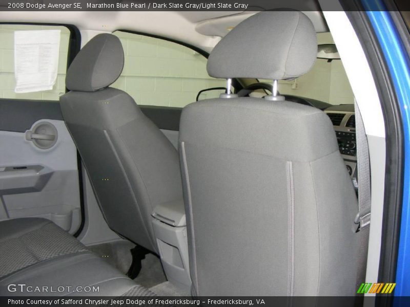 Marathon Blue Pearl / Dark Slate Gray/Light Slate Gray 2008 Dodge Avenger SE