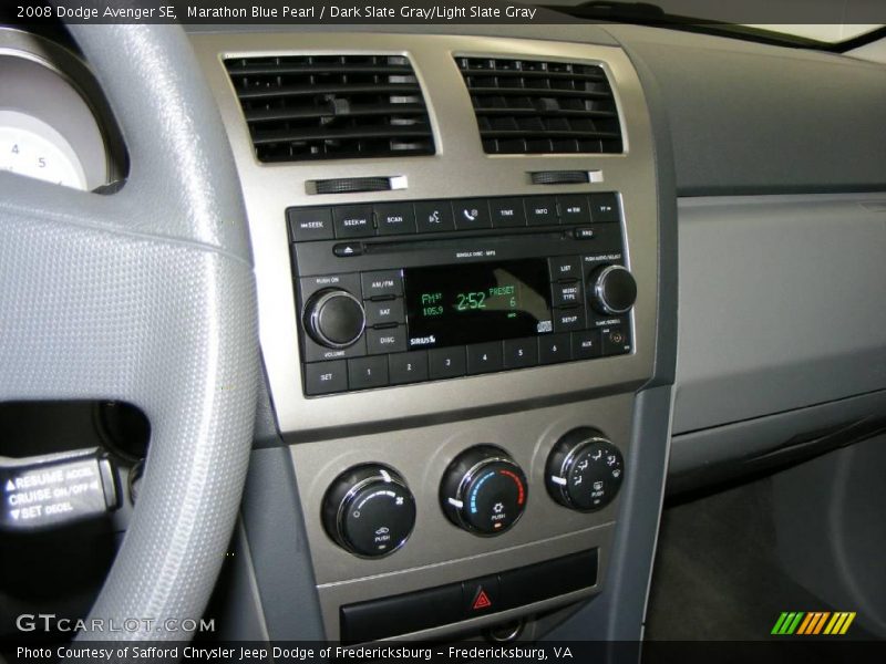 Marathon Blue Pearl / Dark Slate Gray/Light Slate Gray 2008 Dodge Avenger SE
