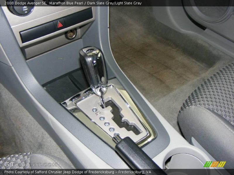 Marathon Blue Pearl / Dark Slate Gray/Light Slate Gray 2008 Dodge Avenger SE