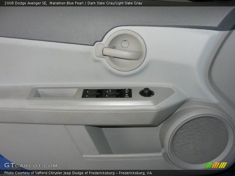 Marathon Blue Pearl / Dark Slate Gray/Light Slate Gray 2008 Dodge Avenger SE